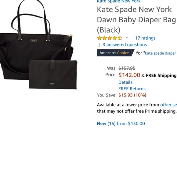 Kate Spade Diaper Bag